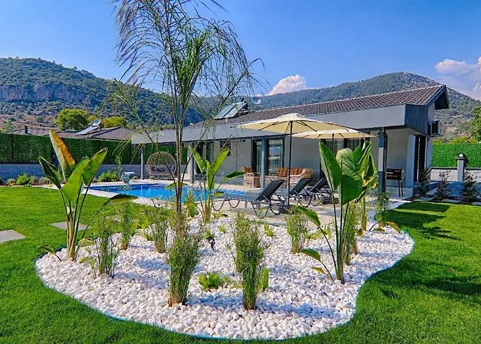 Villa Luxury Detached With Large Garden And Private Pool In Goecek Inlice Fethiye